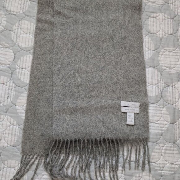 Charter Club 100% cashmere Scarf Women - Picture 1 of 9